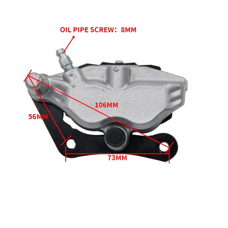 Popular Electric Motorcycle Disc Brake Caliper Under Pump with Brake Pads Left and Right Front Brake Kit
