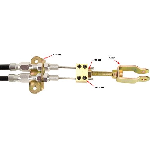 ECRE-ADJ-KIT UNIVERSAL ADJUSTABLE EMERGENCY BRAKE CABLE KIT
