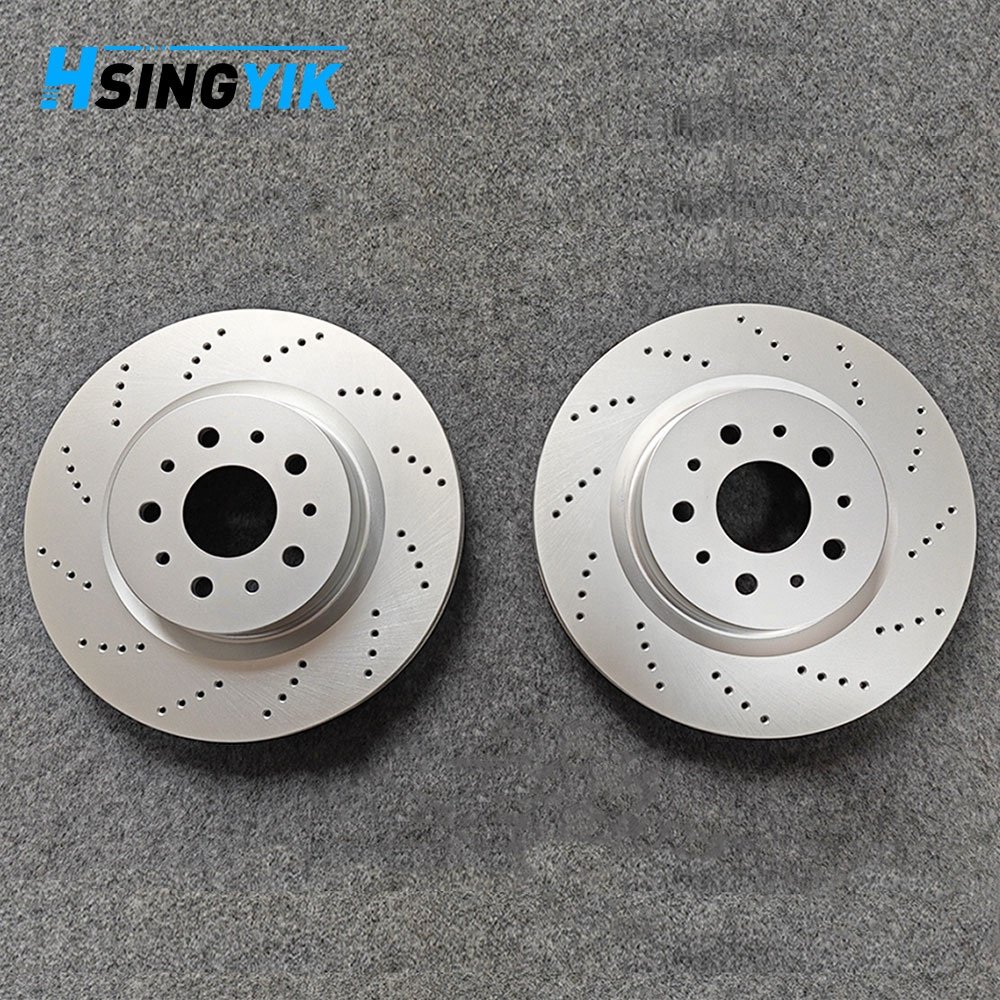 Hsingyik 330MM 202016 Drilled Coated Front Brake Disc Rotor for Maserati Granturismo Quattroporte Ghibli GT 4.2