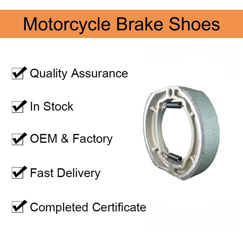 JD125 Friction Material Motorcycle Brake Pad Price Manufacturers Suppliers Brake Shoe for Motorcycle With Most Feasible