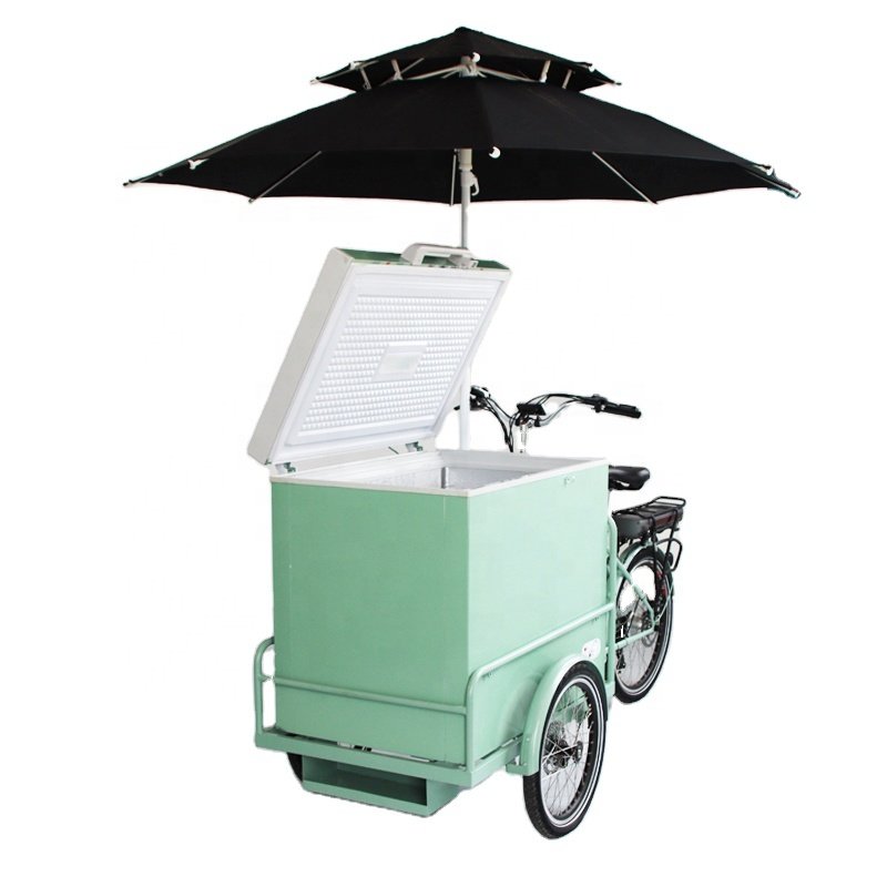Summer Cold Drink Vending Bicycle with Freezer on Hot Sale Ice Cream Cart Bike