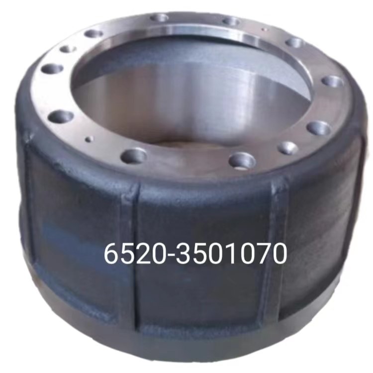 Russian Truck Spare Parts for KAMAZ Brake Drum OEM 6520-3501070