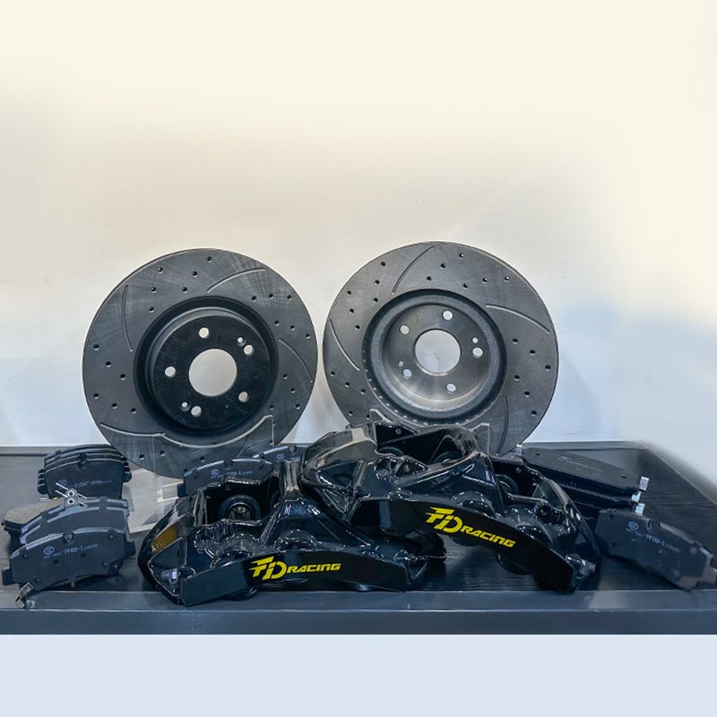 Racing Factory Big Brake Kits 6 Pot Big Brake Kit With Blue Calipers and 380 X 32mm Discs for 1994 Toyota Supra MKIV 2JZ-GTE
