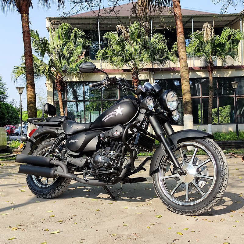 300cc 250CC Chopper Motorcycle Sports Scooter Cool Vintage Motorcycle Power for Men with Gas