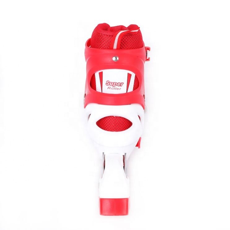 Brake Pink Flashing Roller Children Inline Skate