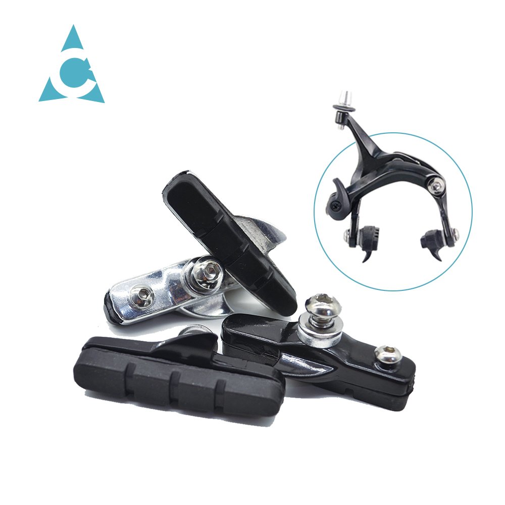 10 Pairs Bicycle V/C Brake Holder Pads Shoes Blocks Rubber/Specific Compounds Durable Pad for Long-lasting Performance