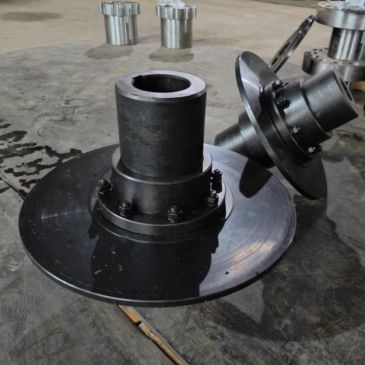 WGP Model Brake Disc Drum Non Standard Custom WGP Type Drum Gear Tooth Coupling GIICLZ Curved Tooth Pump Rigid Gear Coupling
