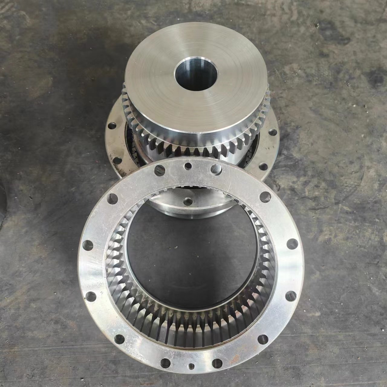 WGP Model Brake Disc Drum Non Standard Custom WGP Type Drum Gear Tooth Coupling GIICLZ Curved Tooth Pump Rigid Gear Coupling
