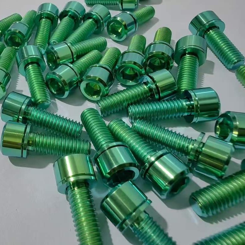 M5/M6GR5 Titanium Cup Head Bolts Hexagon Socket Set Screws