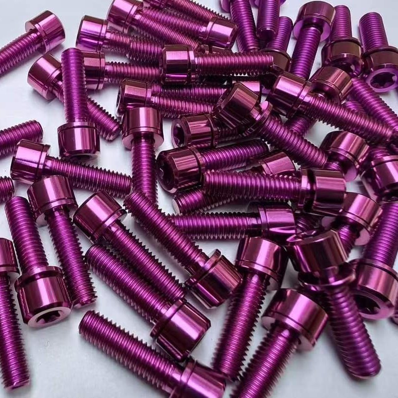 M5/M6GR5 Titanium Cup Head Bolts Hexagon Socket Set Screws
