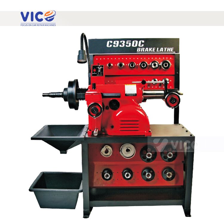 Vico Car Repair Tools Advantage Competitive C9350 Brake Drum Disc Lathe Cutting Machine Hot Selling Truck Brake Lathe Machine