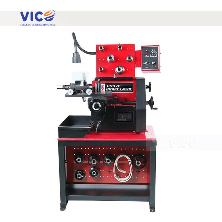 Vico Car Repair Tools Advantage Competitive C9350 Brake Drum Disc Lathe Cutting Machine Hot Selling Truck Brake Lathe Machine