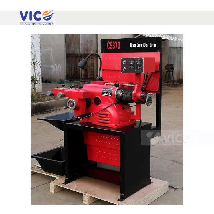 Vico Car Repair Tools Advantage Competitive C9350 Brake Drum Disc Lathe Cutting Machine Hot Selling Truck Brake Lathe Machine