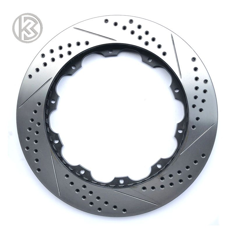 High Carbon Alloy Slot and Drilled Racing Brake Disc Rotor for Size 300*28 330*28 345*28 355x28