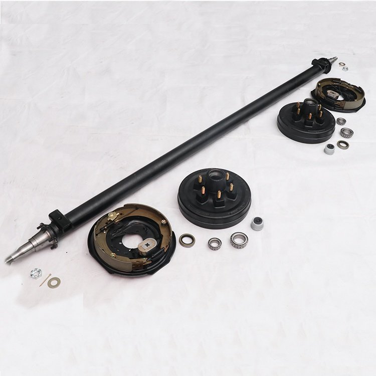 6000lbs Axle Assembly with Electrical / Hydraulic Drum Brake American Style for Trailer