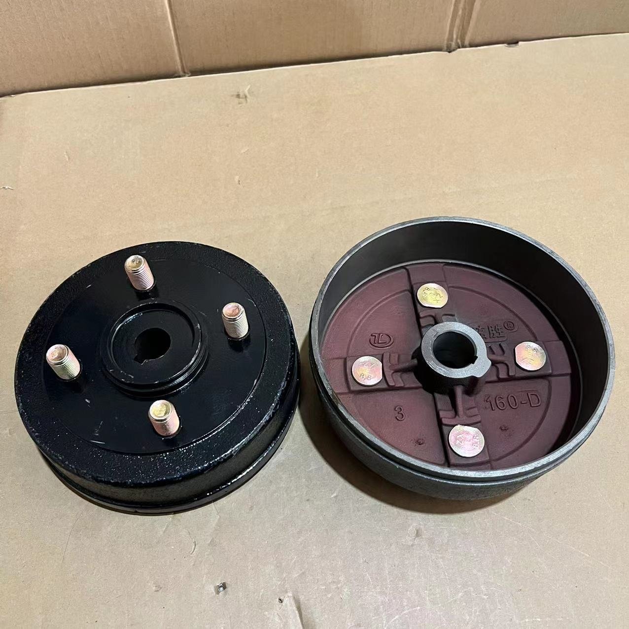 Electric Tricycle Parts Brake Drum Tricycle Front Drum Brake Brake Drum Cover