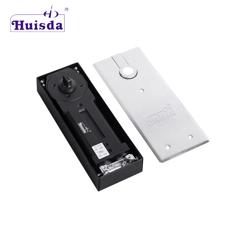 BTS84 Double Cylinder Floor Spring 120KG Glass Door Closer Soft Closing Door Opener Hydraulic Brake