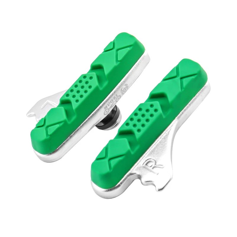 MTB Road Bike C-brake Caliper Pads Rubber Aluminum Folding Bicycle Brake Caliper Shoes Pads