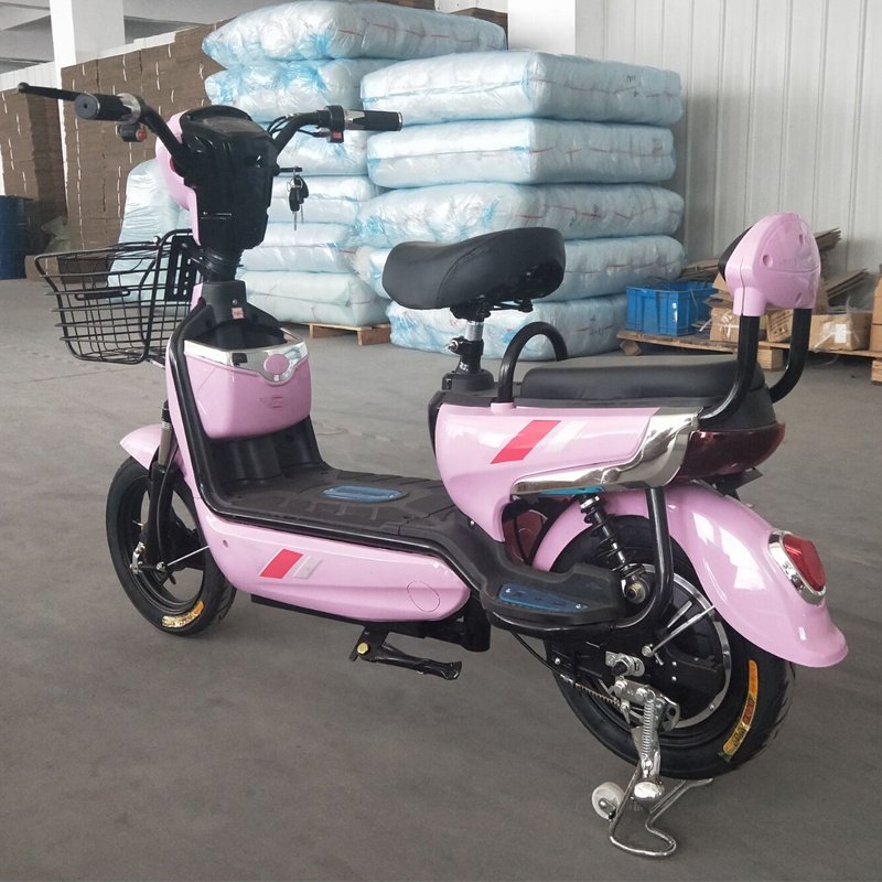China Factory Cheap 350W 32km/h Electric Scooter Bike 48V for Adult with Drum Brake