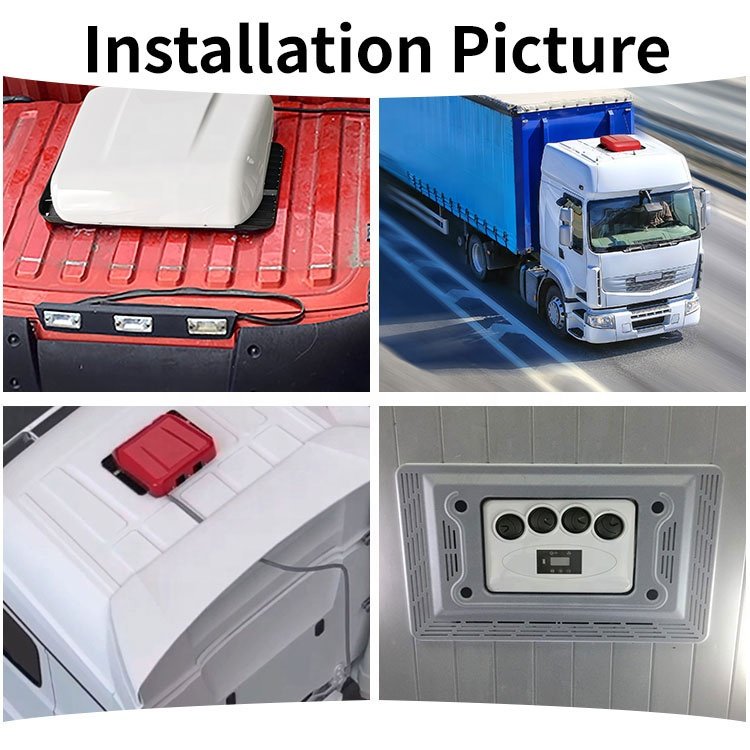 Hot Sale Auto Split Car Air Conditioning 24V Roof Top Truck Parking Cooler Air Conditioner