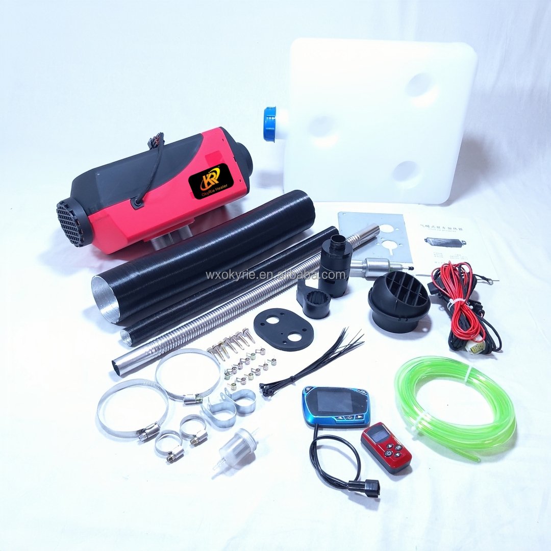 OkyRie Boat Car Motorhome Truck 2kw 5kw 8kw Diesel Air Heater 12v 24v 220v Caravans Car Parking Heater With Old Lcd Display
