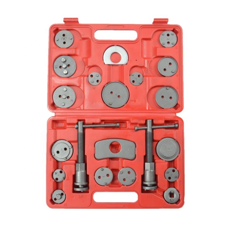 XCTOOL 21pcs Universal Disc Brake Caliper Piston Compressor Wind Back Repair Tool Kit XC4021