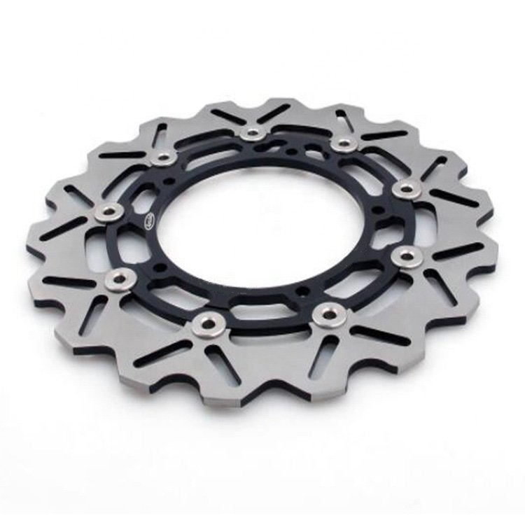 Motorcycle Brake Disc Black Front 298mm for Yamaha FZ6 XJ6 YZF R6