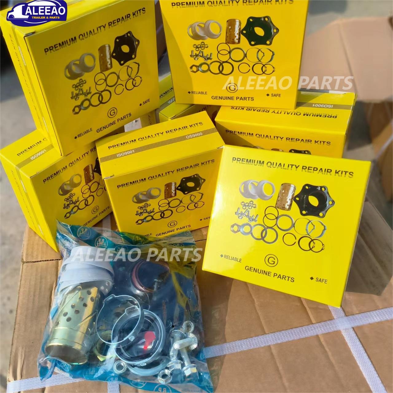 ALEEAO German Type Axle Brake Shoe Repairing Kit for Semi Trailer Parts