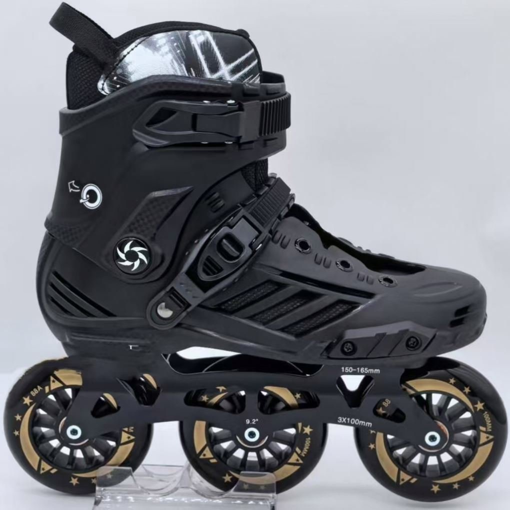 The Rental Quad Roller Skates Brake Head Wholesale Price Four PU Wheels Pink Leather Roller Skate Shoes for Adult