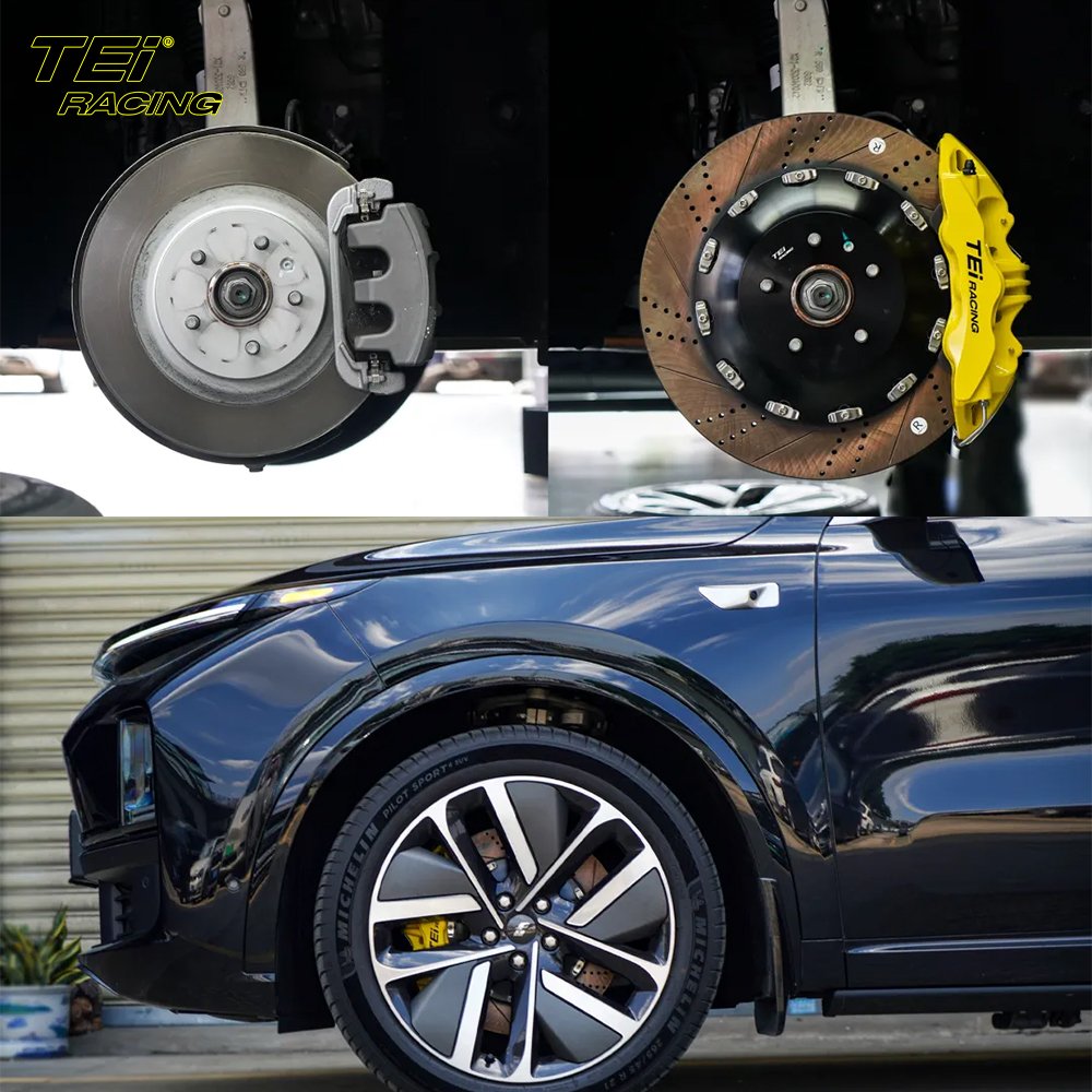 405*34mm Front 6 Piston and 380*28mm Rear 4 Piston Caliper with E-brake Caliper Auto BBK Brake System for Lixiang L9 21 Inch Rim