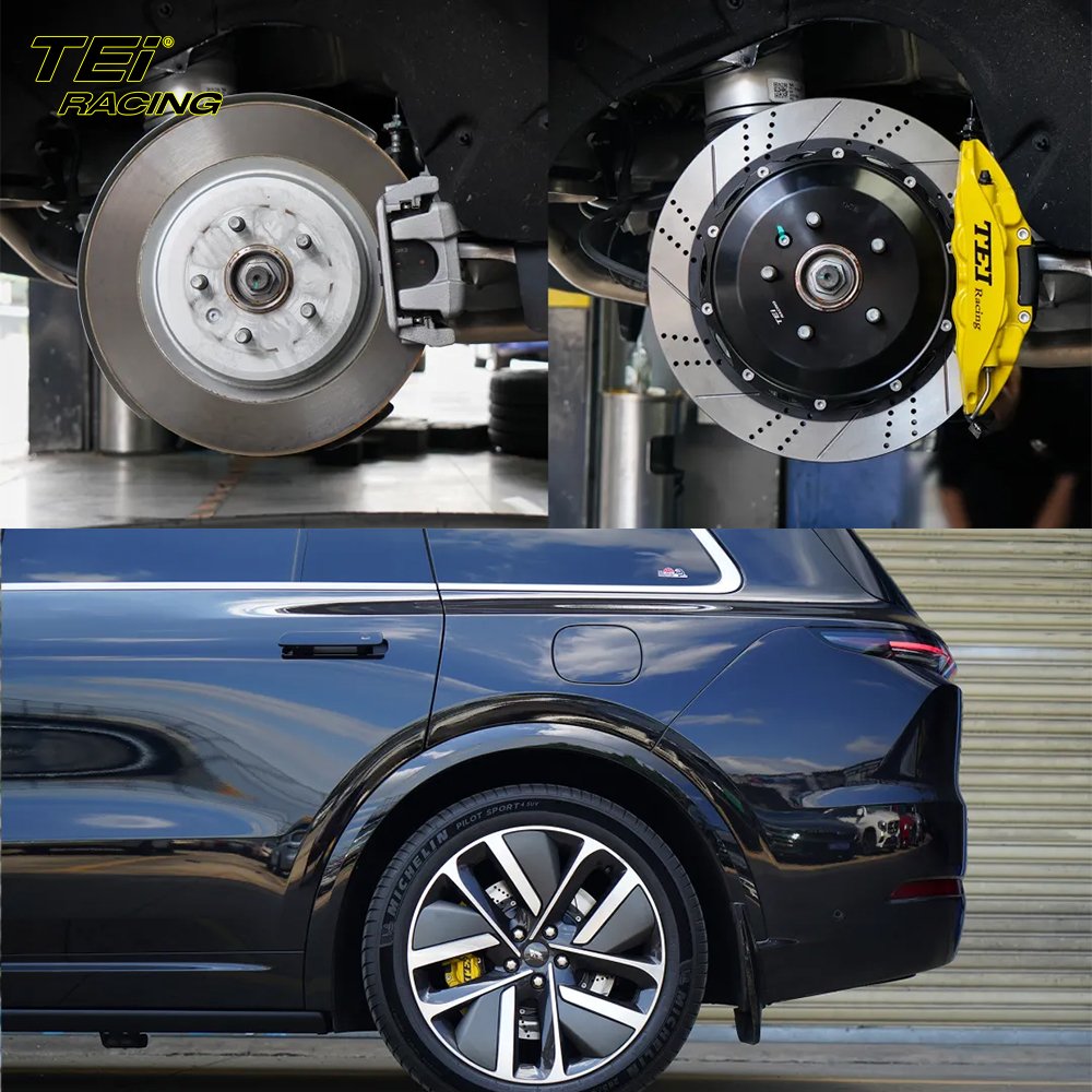 405*34mm Front 6 Piston and 380*28mm Rear 4 Piston Caliper with E-brake Caliper Auto BBK Brake System for Lixiang L9 21 Inch Rim