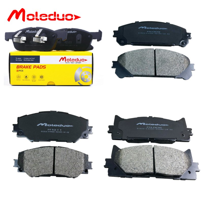 M1011 MOLEDUO D1210-8330 04465-42160 04465-02220 Front Brake Pad for Toyota Corolla Levin Yaris Auris Wish Rav4 50 Sets 1 Years
