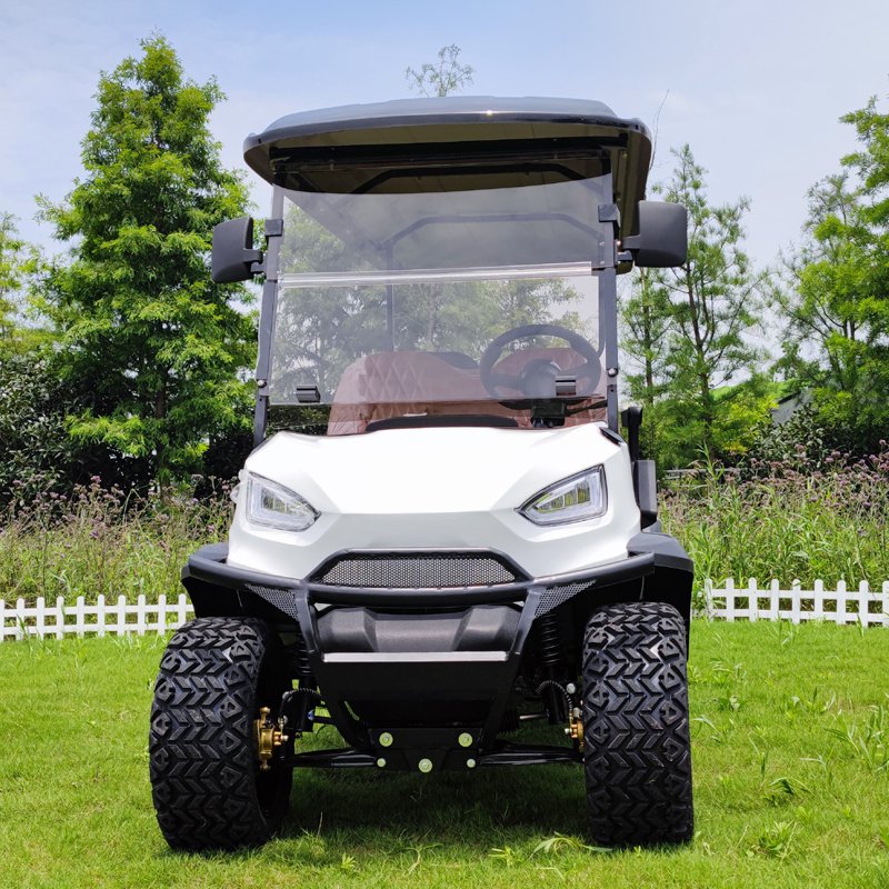 Road Legal Classic 72V AC System Lithium Motorised 4 Wheel 6 Seaters Lifted Electric Utility Off Road Golf Buggy Cart