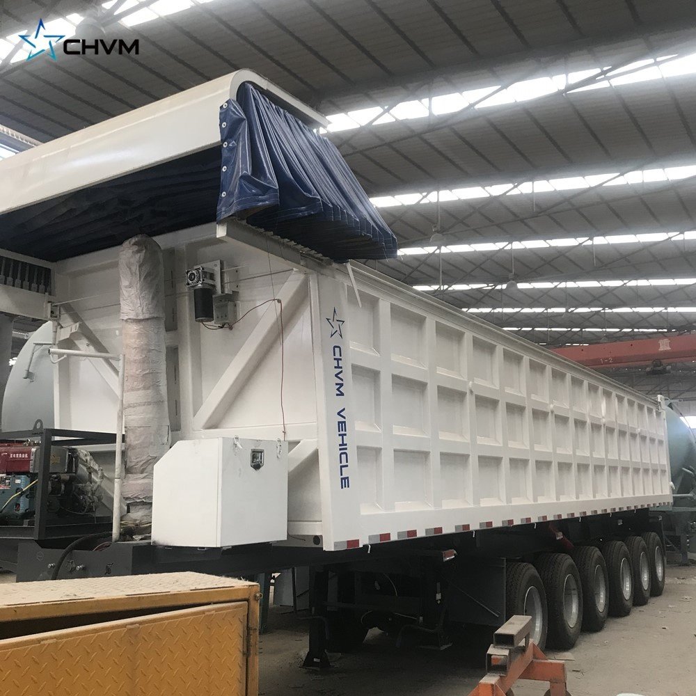 6 Axles 100 Tons Heavy Duty Dump Trailer Tipper Trailer Duty Truck Tipper Truck for Sale