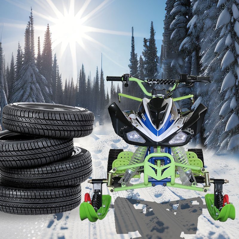 New 125cc Snowmobilke Quad Bike 125cc Atv 4 Wheeler Atv in Youth