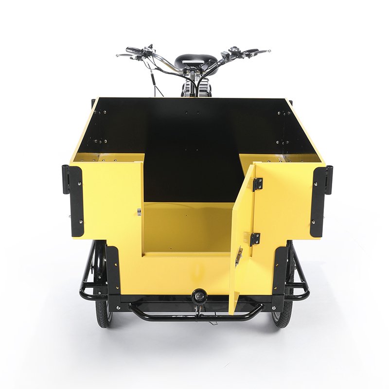 New Design 3 Wheel School Bus CE Certificate Children or Pets E-bike Front Loading Cargo Bike Electric 3 Wheels Cargo Bicycle