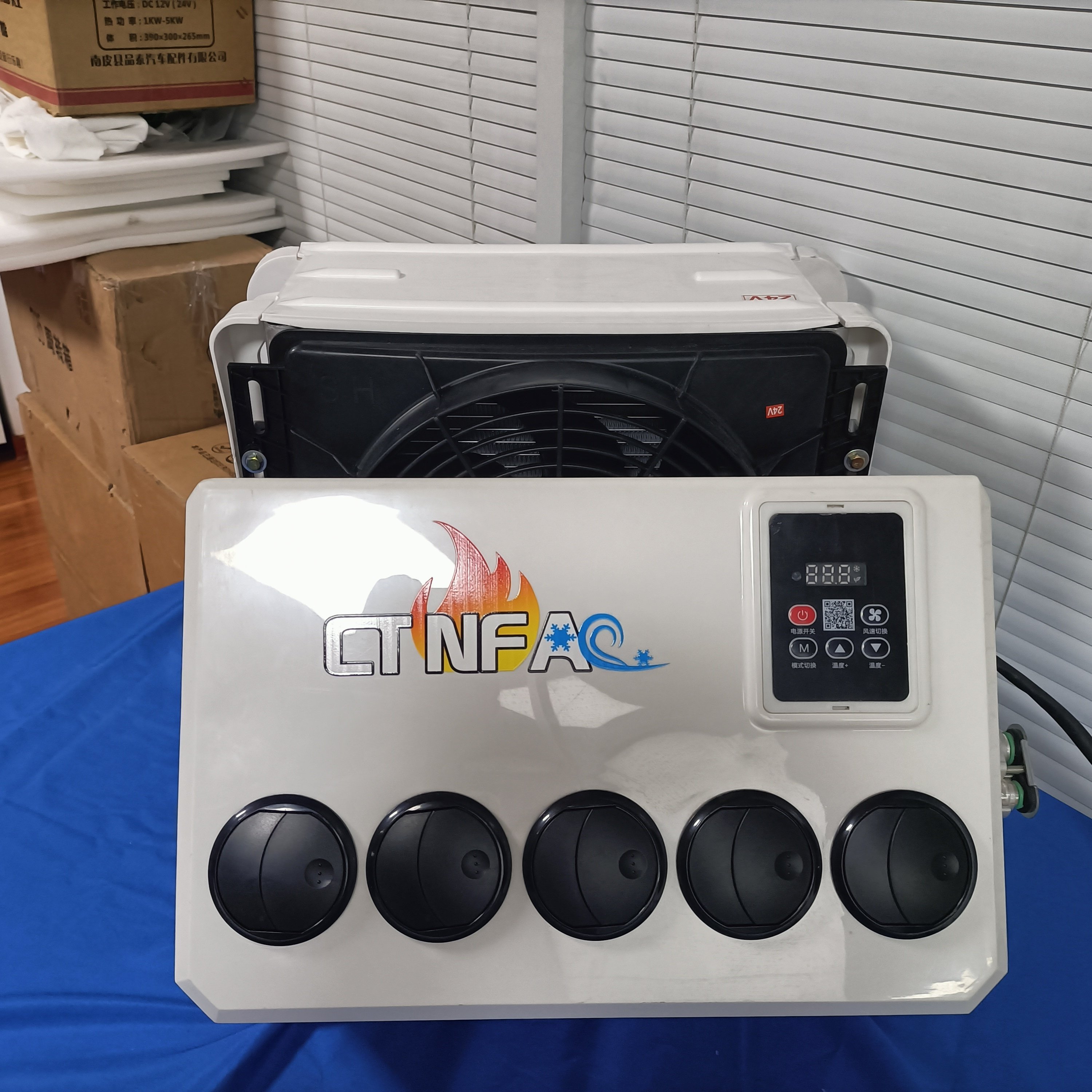 DC12v 24v Parking Cooler Car Rv Electric Rooftop Integrated Parking Truck air Conditioner