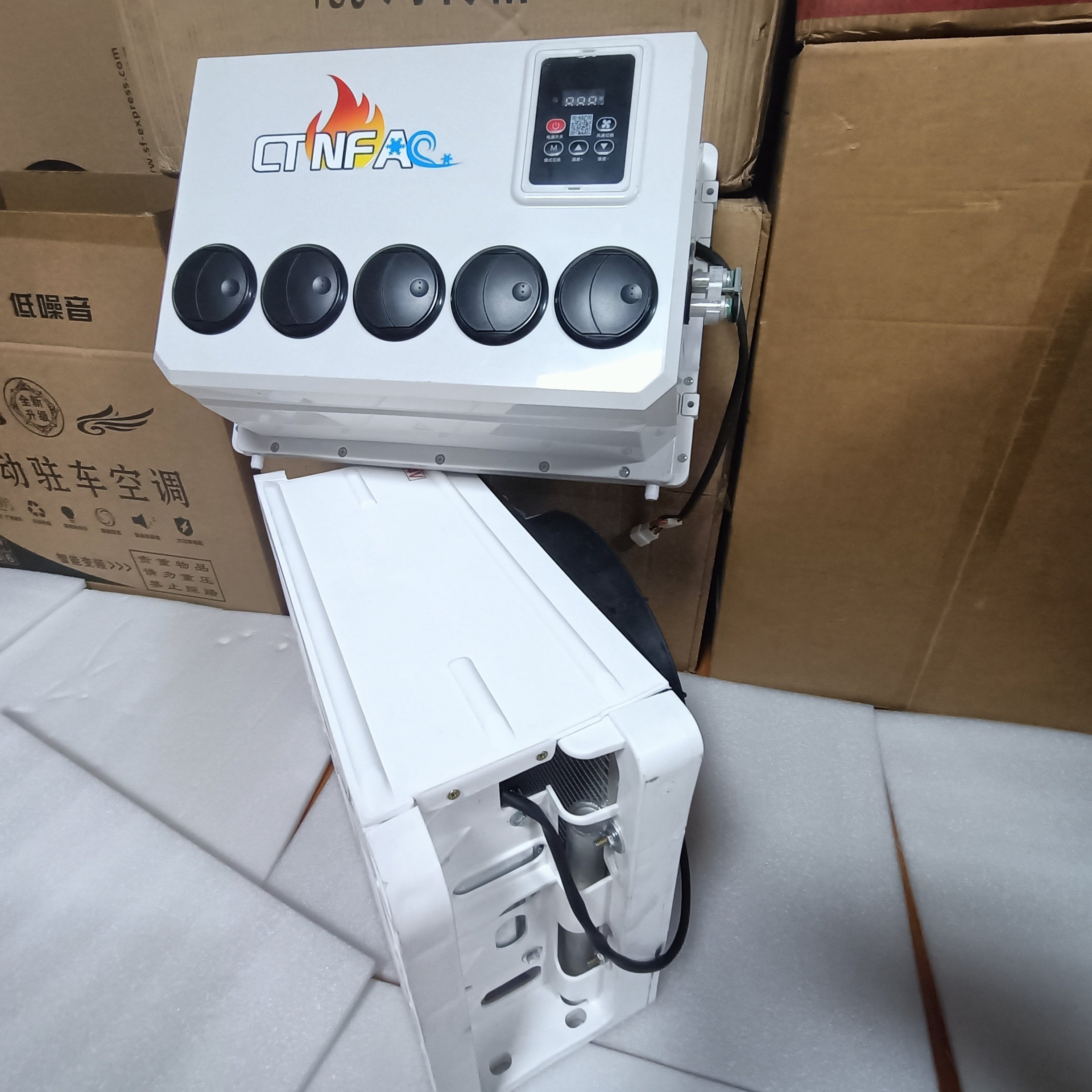 DC12v 24v Parking Cooler Car Rv Electric Rooftop Integrated Parking Truck air Conditioner