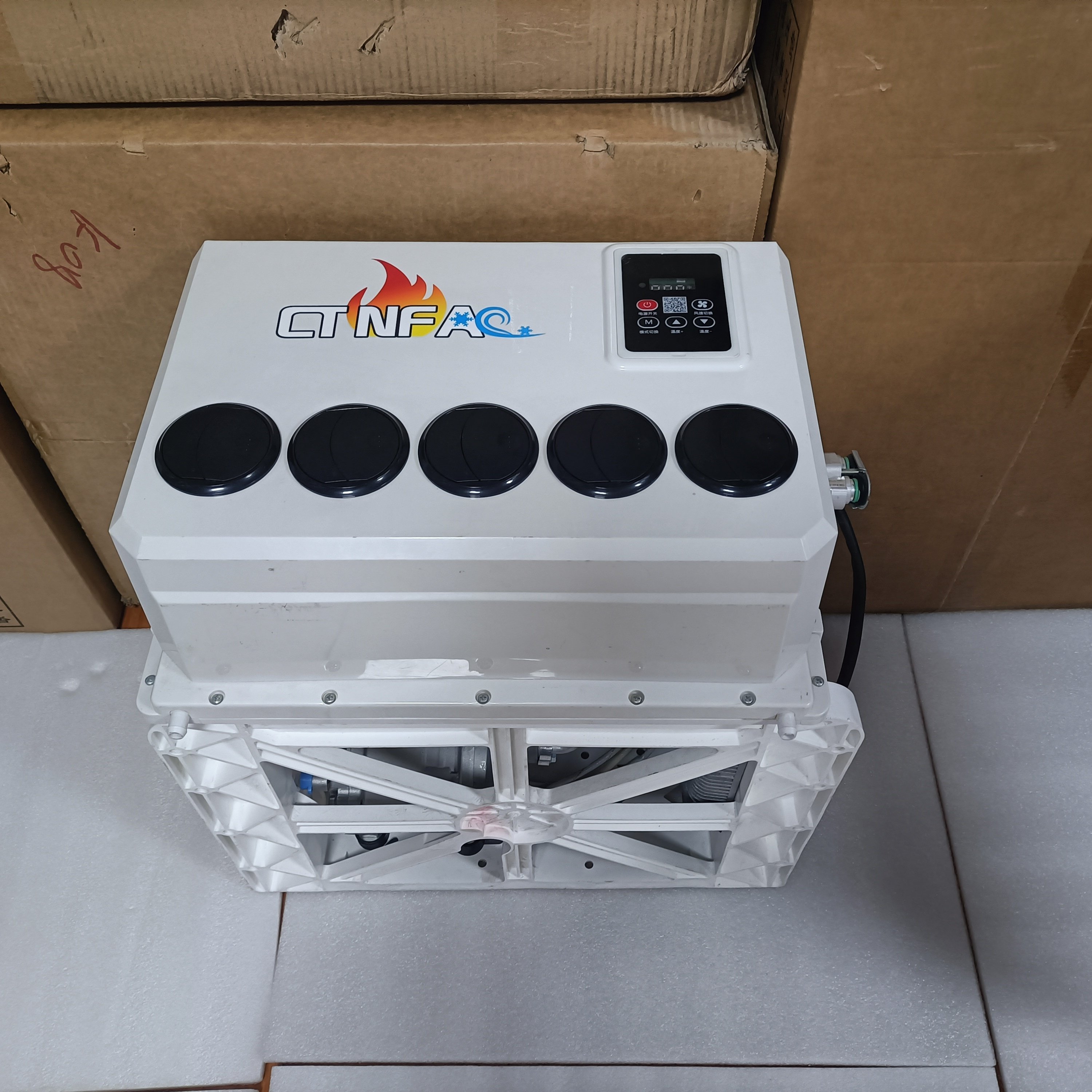 DC12v 24v Parking Cooler Car Rv Electric Rooftop Integrated Parking Truck air Conditioner