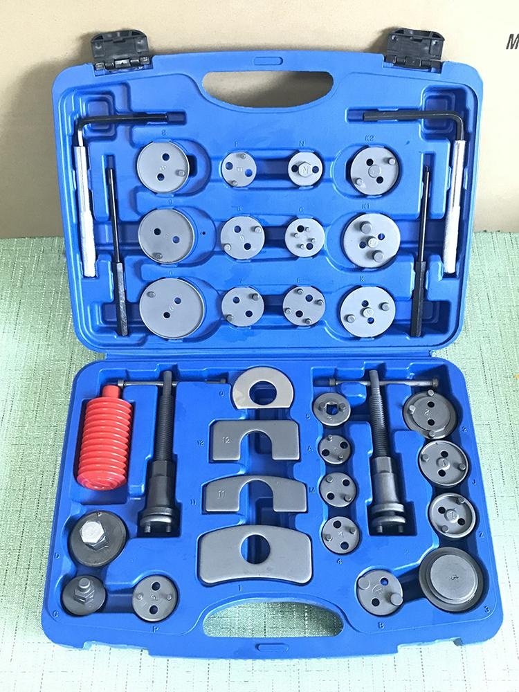 35pc Car Truck Brake Piston Tool Caliper Wind Back Tool Kit Left and Right Hand Universal Set