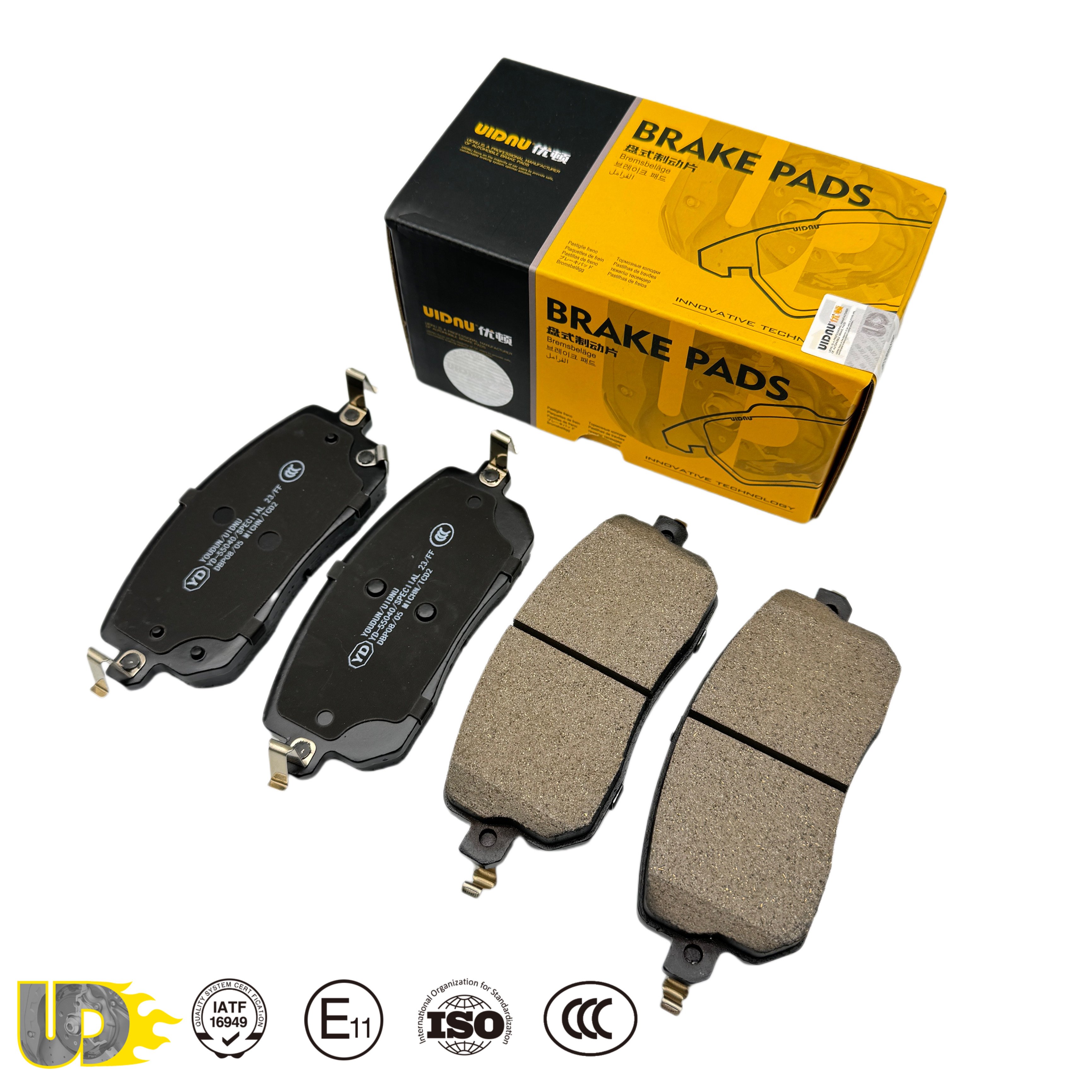 UIDNU Brand Ceramic Front Brake Pads D1347 D40604GH0A AY060NS054 GDB3515 DP1824 P56085N for Infiniti FX50 Premium