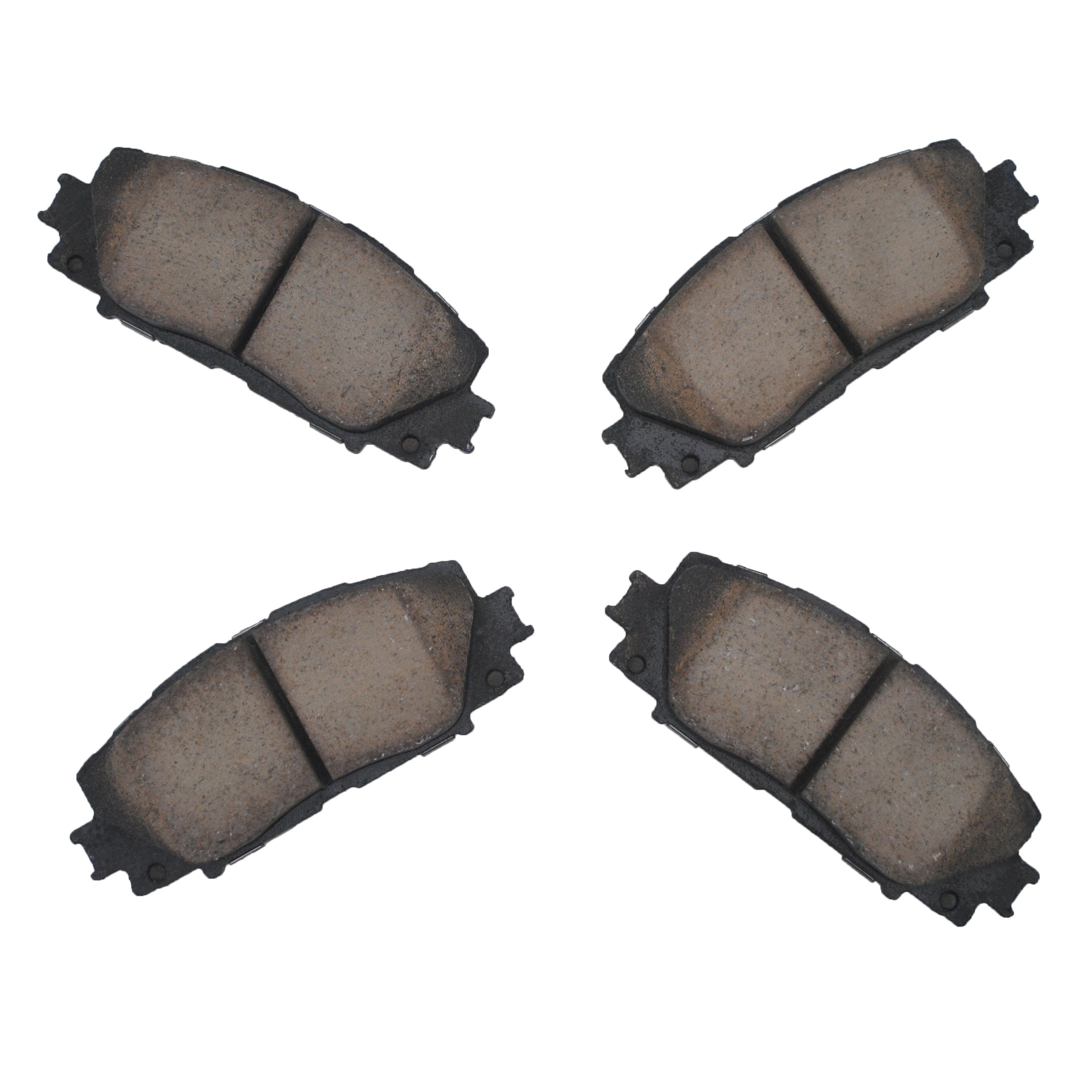 Global Manufacturer No Noise Ceramic Brake Pads for Rear D1184 Carbon Fiber Material Fits Isuzu Abarth VW Chrysler for