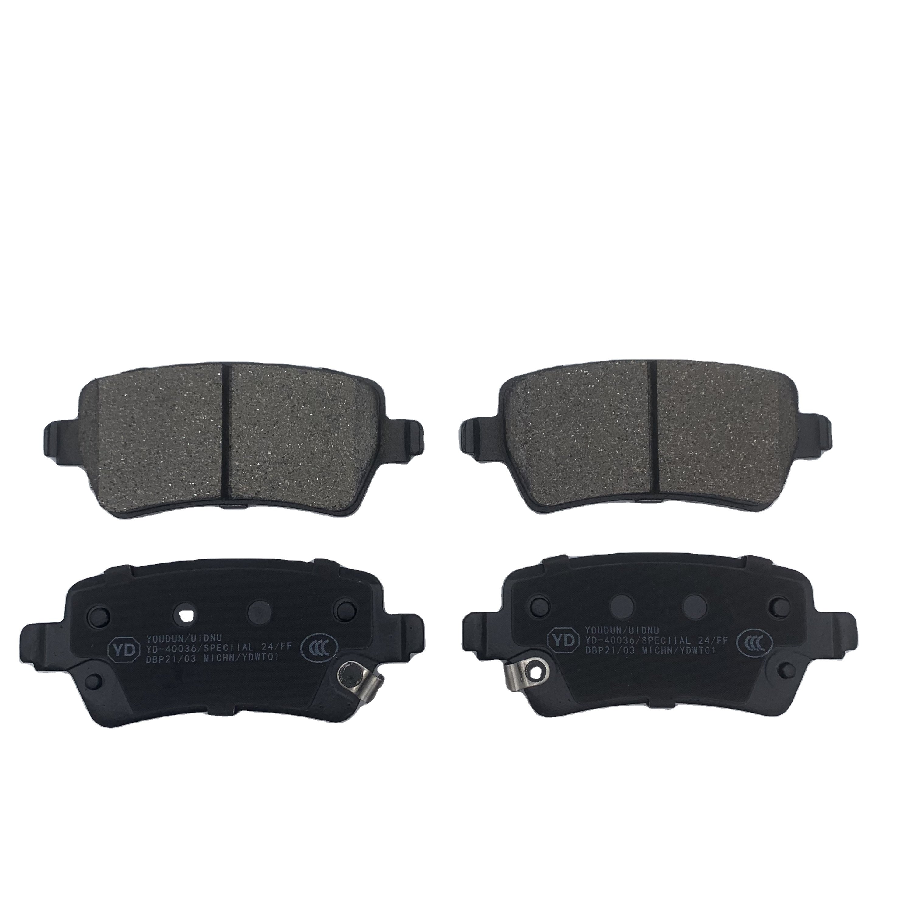 YD-40036 ODM OEM New Arrival Rear Premium Ceramic Brake Pads 4050090800 for GEELY BINYUE COOL/Coolray NEW 2023-