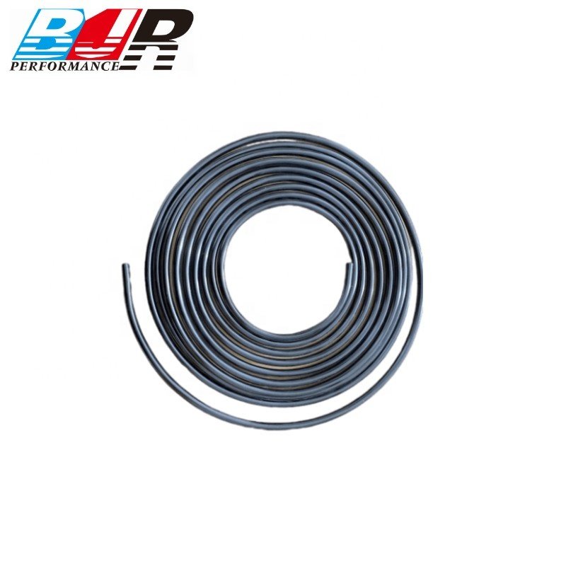 BJR Racing Parts Fuel Line Hose 1/2" 3/8" 5/16" Black Aluminum Hardline Tubing