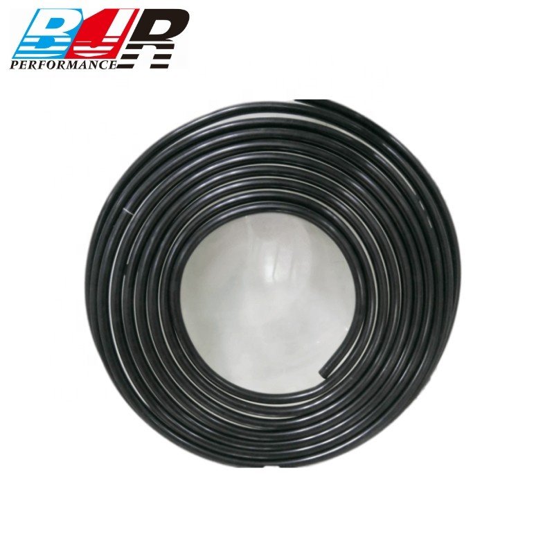 BJR Racing Parts Fuel Line Hose 1/2" 3/8" 5/16" Black Aluminum Hardline Tubing