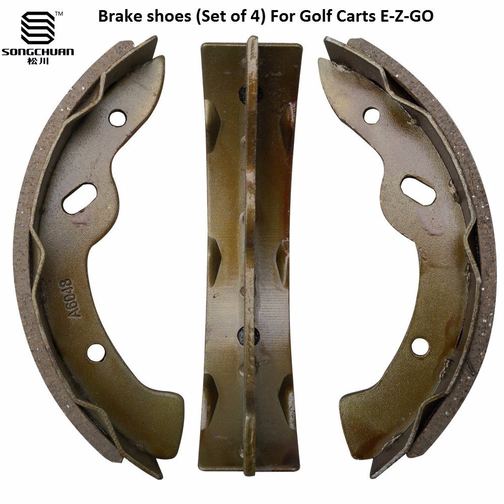 Rear Brakes Shoes & Drums Set for Club Car DS and Precedent Golf Carts #19186G1P #101791101