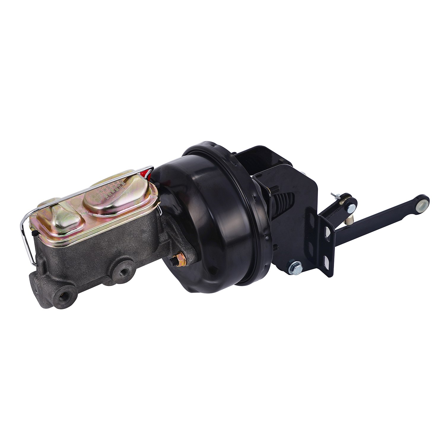 7 Inch Black Power Brake Booster Conversion Kit For 1962-76 Dodge Mopar A B E Body Street Rod Master Cylinder