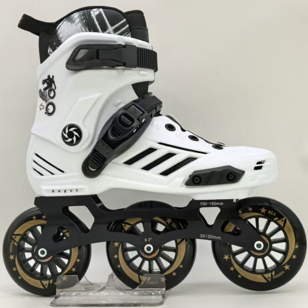 CNC Patines Speed Skates Profesionales Carbon Fiber Speed Skate Shoes Fast Inline Roller Skating for Adult 90 100 110mm Wheels