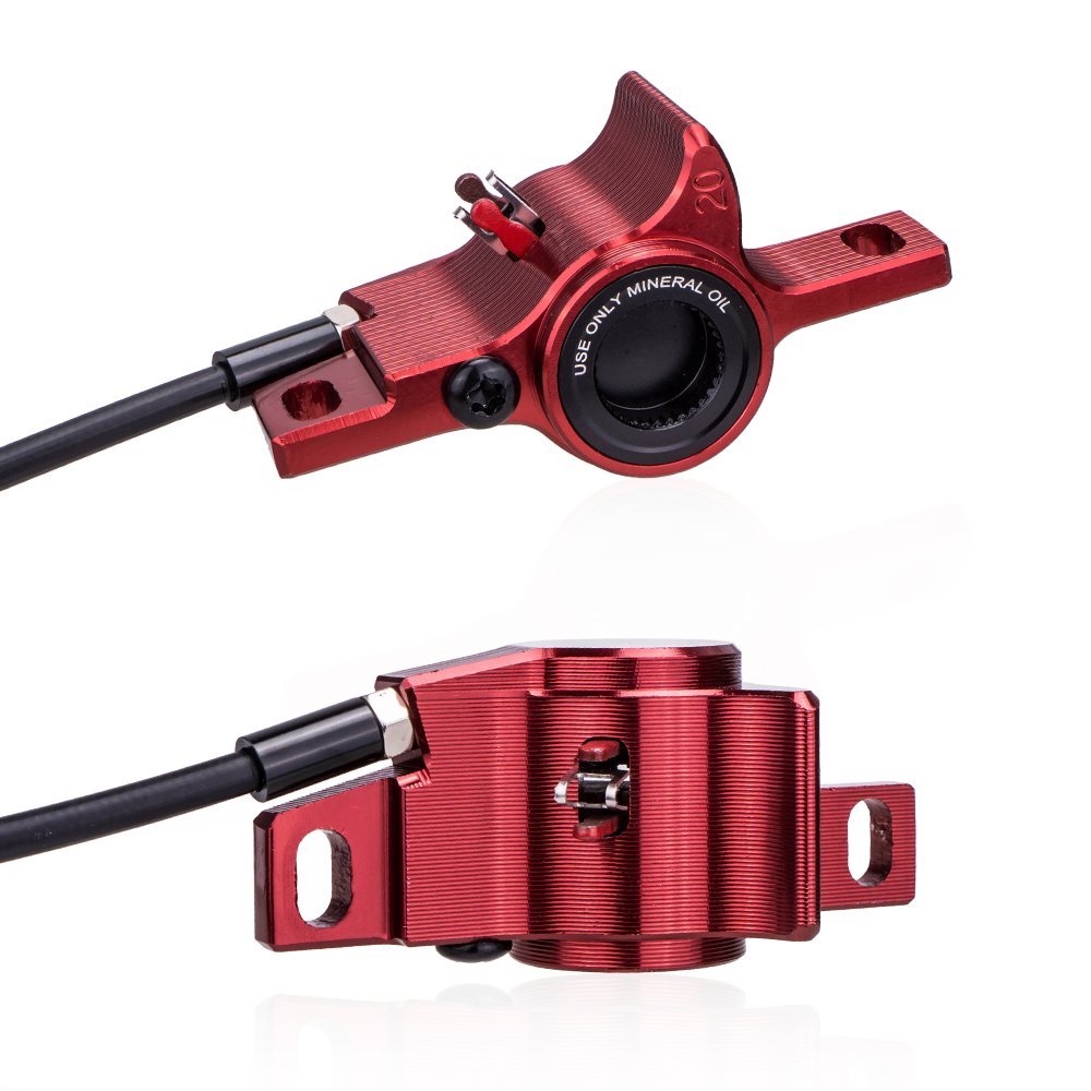 ZTTO MTB Hydraulic Disc Brake V1 CNC Calipers Dual Piston Left Front Right Rear Rotor Oil Pressure Rotor M6100 MT200