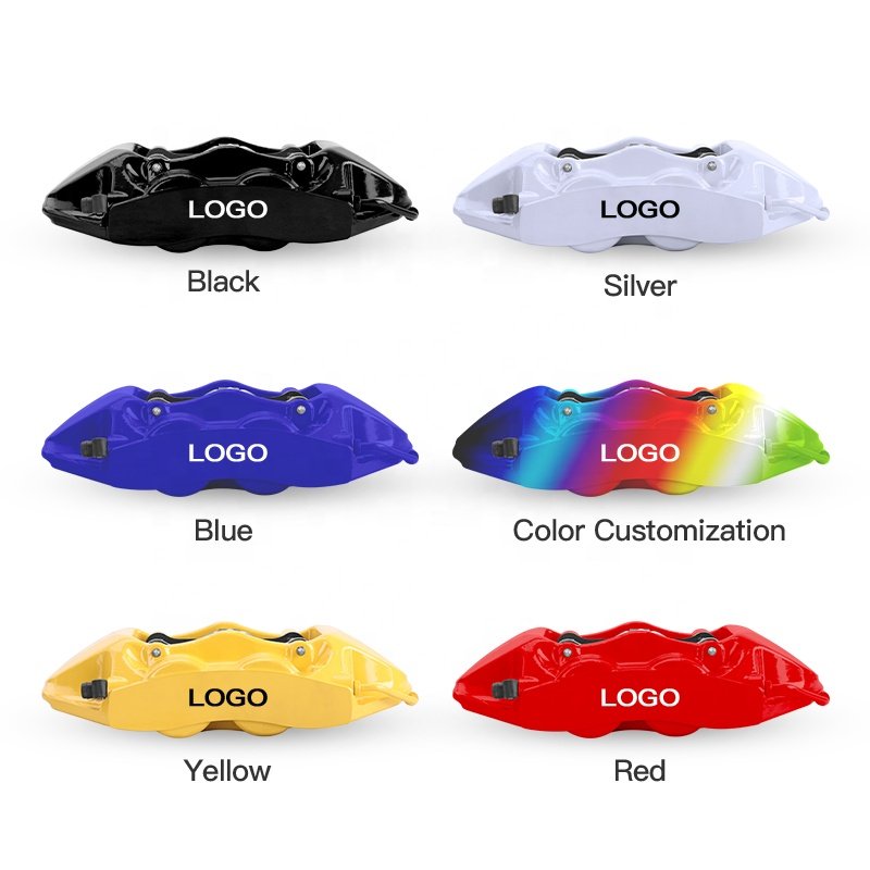 With New Currents Racing E-brake Caliper GT4 4pot Brake Caliper Rear Kit ECOSPORT EDGE Escape explorer Fiesta FOCUS